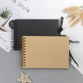 Photo Albums 30 Black Pages Memory Books A4 Craft Paper DIY Scrapbooking Picture Demoo. 