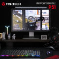 FANTECH SHIKARI P51 5in1 Power Bundle. Box Included Shikari K515 Gaming Keyboard Flash HQ53 Headset Tower II AC304 Headset Stand Crypto VX7 Mouse And Vigil Mp356 Mousepad Combo Set.
