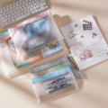 A6 Zippered Document Folder A4 Filing Products A4 Transparent Document Bag Transparent Zipper Pouch A5 Office File Holder. 