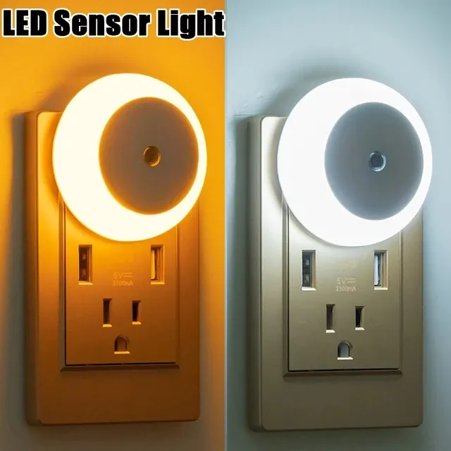 Smart%20Auto%20On/Off%20Sensor%20Nightlight%20Round%20EU%20Plug%20in%20Wall%20Night%20Lamp%20Bathroom%20Home%20Kitchen%20Hallway%20Staireway%20Bedroom%20Nightlight%20-%20Image%205