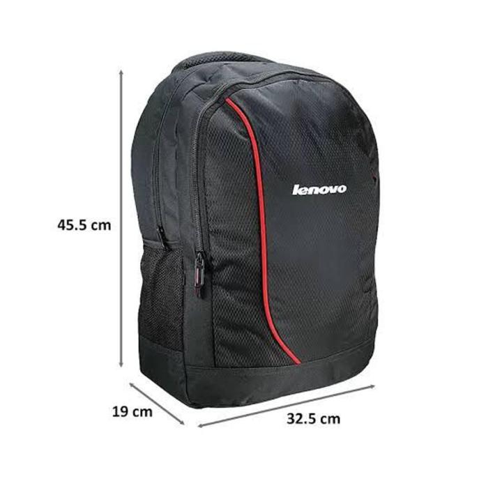 Lenovo Laptop Backpack Black & Red Colour