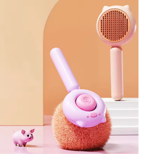 New Premium Cat Dog Self-Cleaning Grooming Brush