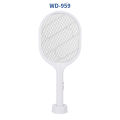 Weidasi WD-959 Mosquito Bat Rechargeable with Lure Light Insect bugs Lamp Stand Holder USB Charging Cable Included Electric Swatter Lithium Ion Battery WD 959.