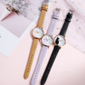 Cute Cartoon Cat Girl Watch Minimalist Harajuku Belt Quartz Women Quartz Wristwatch Kids Watches Relogio Feminino Montre Femmes. 