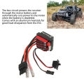 RC Boat ESC, Brushed ESC Bidirectional with Brake for Replacement. 