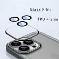 New Phone Case For Tecno Pova 6 Pro Cover Camera Protection Semi Transparent Soft Silicone Shockproof with Lens Protector Films for Tecno Pova6 Pro Case.