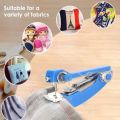 Mini Sewing Machine Color Random Multifunctional Clothes Handwork Fabric Stitching Tools Accessories. 