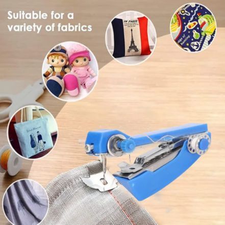 Mini Sewing Machine Color Random Multifunctional Clothes Handwork Fabric Stitching Tools Accessories