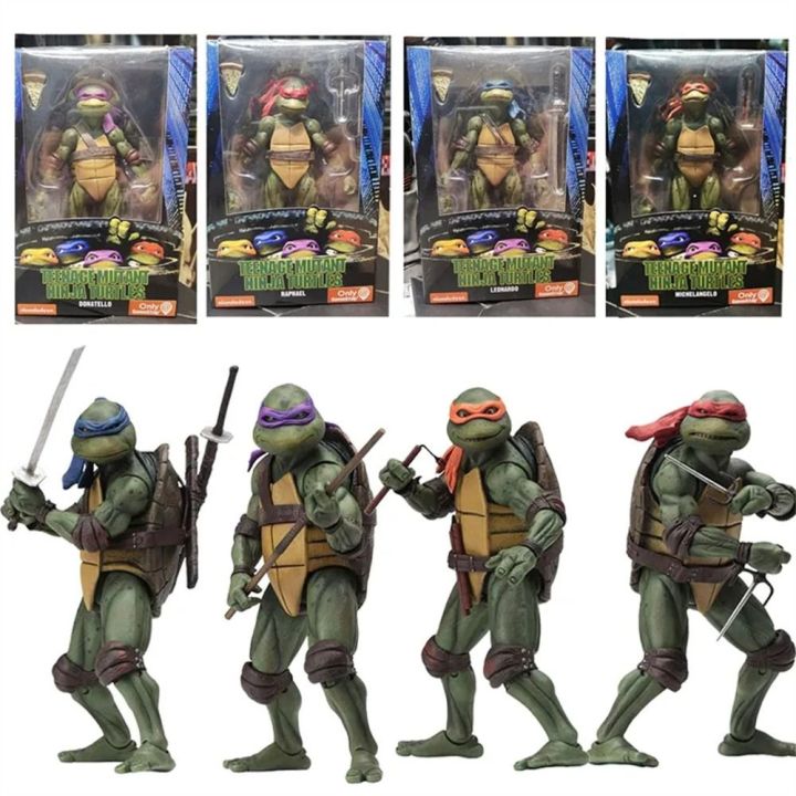 Birthday Gift Neca 1990 Film Version Ninja Turtle Anime Figure Limited ...