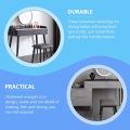 Furniture Cabinet Legs Metal Table Vanity Support Feet Black Tapered Stainless Steel. 