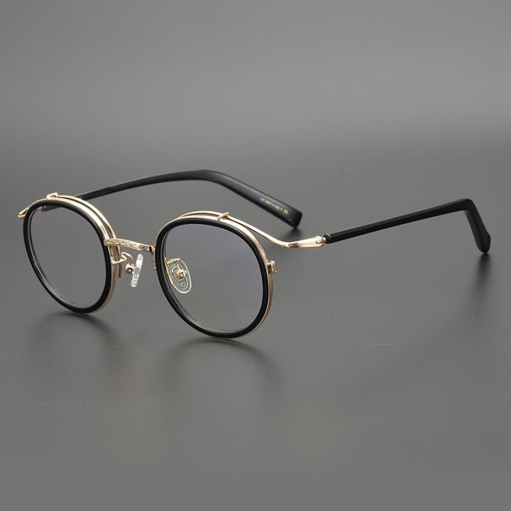Top%20Quality%20Japanese%20Handmade%20Retro%20Round%20Glasses%20Frame%20Men%20Women%20Eyewear%20Classic%20Prescription%20Optic%20Vintage%20Reading%20Eyeglasses%20-%20Image%202