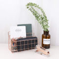 Desktop Mail Organizer, 3-Slot Metal Wire Mail Sorter, Letter Organizer for Letters, Mails, Books, Postcards and More, Mail Holder Rose Gold(null).. 