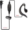 Retevis RT-5R 2 Way Radio Earpiece with Mic, G Shape Ear Hook Headset for Retevis RT22 H-777 UV-5R Arcshell AR-5  (1 Pack). 