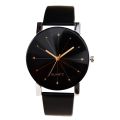 Women Watches Black Stainless Steel Leather Strap Analog Quartz Ladies Wrist Watches Casual Women Watch Gift Clock reloj mujer. 