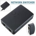2-in-1-out Portable Mini RJ45 Lan Hub Network Switch Box High Quality Computer Ethernet Internet Adapter. 
