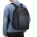 Cow Genuine Leather Men Backpacks Fashion Real Natural Leather Student Backpack Boy Luxury Brand large Computer Laptop Bag. 