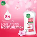 Buy 2 Get Loofah Free - Dettol Body Wash Shower Gel Skincare Rose & Sakura Blossom with 8 Hour Lasting Moisture 250ml. 