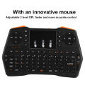 UltraSlim 2.4GHz Wireless QWERTY Keyboard w/ Multi-Point Extra Large Touchpad HM. 