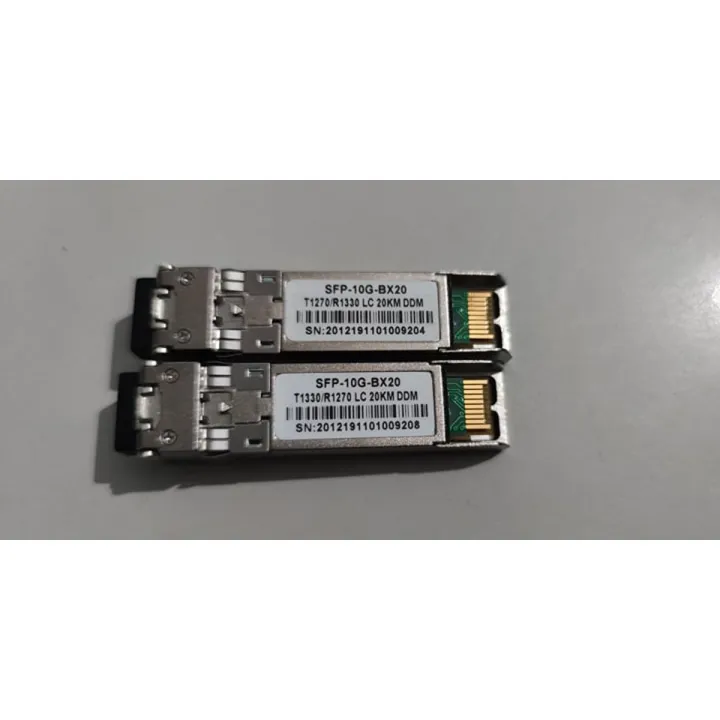 SFP-10G-BXU/SFP-10G-BXD Single Fiber Module 10Gbps