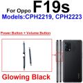 Power Volume Side Button Flex Cable For OPPO F19 F19 Pro Plus F19S On OFF Power Volume Up Down Side Key Replacement. 