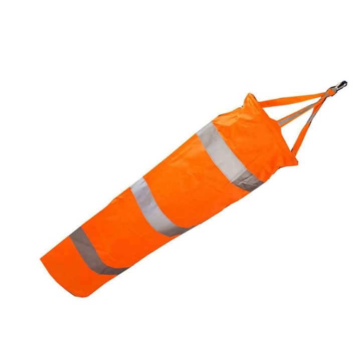 Airport Windsocks Orange Waterproof Windsock Reflective Wind Bag 60cm Easy Install Easy to Use