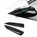 2Pcs Universal Carbon Fiber Car Rearview Mirror Trim Side Mirror Protector Guard. 