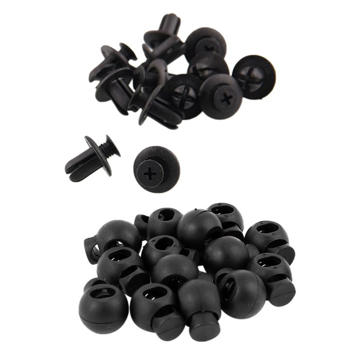 135%20Pcs%20Accessories:%2015%20Pcs%20Adjustable%20Round%20Toggle%20Spring%20Loaded%20Rope%20Lanyard%20Cord%20Locks%20&%20120%20Pcs%208Mm%20Car%20Hole%20Plastic%20Rivets%20Fastener%20Bumper%20Push%20Pin%20Clips%20Clip%20-%20Image%206