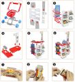 Shop at the Super Market with Trolley Toys Sets - Ideal for Kids' Play, Easy to Use and Clean, A Unique Choice for Playtime.