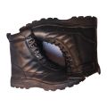 Trendy Biker & Work Boots for Men – Tough Leather, Secure Zipper & All-Day Comfort.