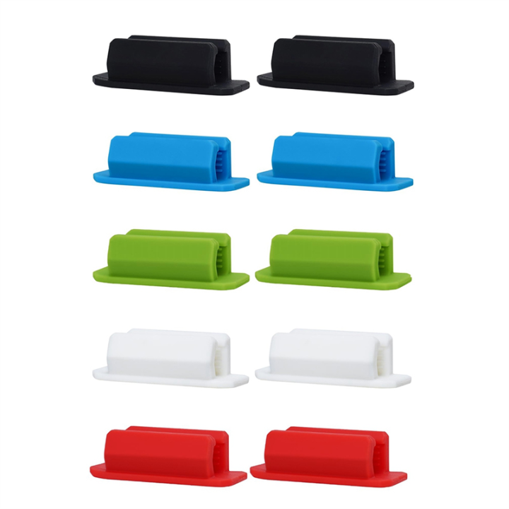 10Pcs Adhesive Silicone Pen Holder for Desk, Pencil Holder, Marker Holder,Pen Holder Set Teacher Supplies Easy to Use