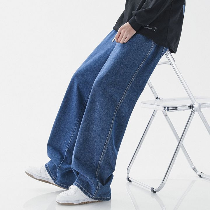 2023%20New%20Baggy%20Jeans%20Men's%20Streetwear%20Harajuku%20Fashion%20Casual%20Wide-leg%20Trousers%20Japanese%20Simple%20Male%20Jeans%20Denim%20Pants%20-%20Image%207
