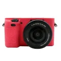 Soft Silicone A6000 Camera case Armor Skin Protector case for Sony Alpha 6000 A6000 Camera Bag. 
