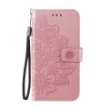 (New)For OPPO Reno3 Pro 5G / Find X2 Neo 7-petal Flowers Embossing Pattern Horizontal Flip PU Leather Case with Holder & Card Slots & Wallet & Photo Frame. 
