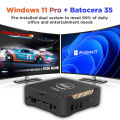 N5105 Gaming Box Retro Video Game Console WIN 11+Batocera OS 80+Emulators 2T HDD For PS3/PS2/PS1/Wii/XBOX/N64/DC/SS 52000+ Games. 