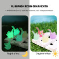 1/5/10Pcs Cute Mini Resin Luminous Tiny Swan Bulk Glow in The Dark Miniature Swan For DIY Garden Landscape Dollhouse Ornament Potted Home Decorations. 
