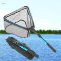 Fishing Mesh Net Fishing Accessories Lightweight Landing Net Fishing Collapsible Fish Net for Catfish Trout Freshwater Saltwater Sea Fishing.