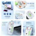 Foreign trade new transparent dual-mode bluetooth wireless mouse rechargeable silent office mouse neutral spot wholesale.