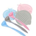 Fish Pet Silicone Universal Canned Lid Feeding Son Fresh Sealed  Cover for  Snacks Wet Food   Pet Feeder Supplies - sky blue - lid obly. 