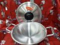 Pakistani Cookware Pan 20cm (Korai) Aluminium With Lid,(R)Gift And Home Decoration..