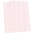 15 Sheets Name Stickers Set Kit (Permanent Adhesive and Durable, Inscribable Mini Labels for Pens). 