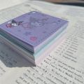 Sanrio mymelody Kuromi Cinnamoroll Sticky Stationery Notepad Posted it Office bookmark Sticky notes kawaii design Stickers in notebook Memo pad kids gift.