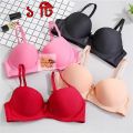 1 Pc Solid Multi-colour Export Quality Push Up Wired Padded Bra. 