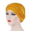 Braid Islamic Milk Silk Polyester Prayer Hats Wraps Hijab Caps Women Muslim Cap Islamic Hijab Turban. 