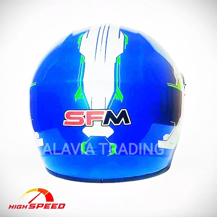 High-Speed%20Motorcycle%20Helmet%20sfm%20Full-Face%20with%20Washable%20Liner%20-%20Blue%20with%20Green%20Graphics,%20New%20-%20Image%204