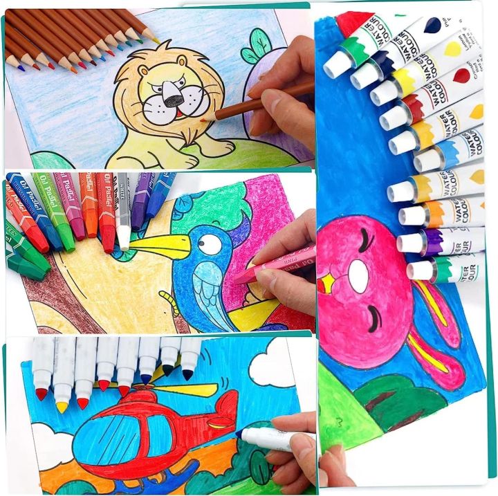 145-Piece%20Art%20Supplies%20Set%20for%20Kids,%202%20Layers%20Drawing%20Supplies%20for%20Kids%20Boys%20Girls%20%20Portable%20Aluminum%20Case%20Art%20Kit,%20Great%20Gift%20for%20Teens%20Adult%20Beginner%20and%20Artists%20-%20Image%205