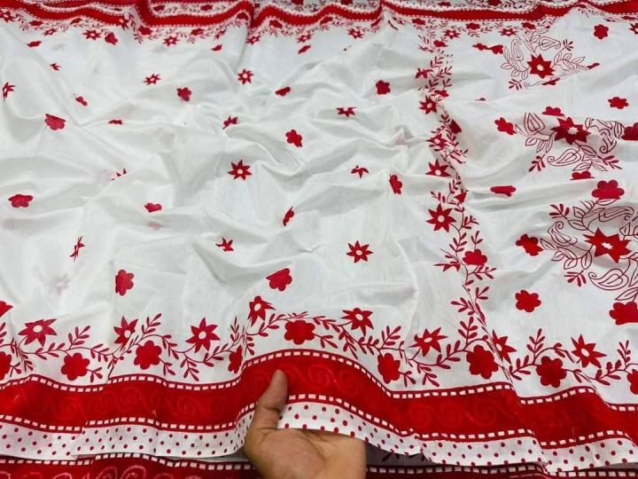 Exclusive%20Design%20Multicolor%20Skin%20Print%20Half%20Silk%20Saree%20For%20Women%20-%20Image%202