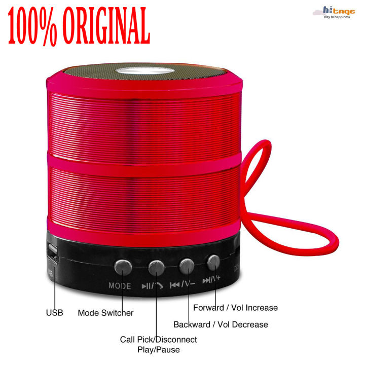 WS 887 Mini Wireless Bluetooth Speaker