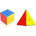 3x3 Rubik's Cube and Pyramid Triangle High Speed.