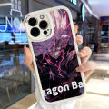 Hontinga for Samsung Galaxy S21 5G Back Cover PU Leather Cartoon Dragon Ball Phone Case Soft Silicone Edge Mobile Cover.