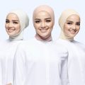 【Alien Alien】 Muslim Inner Cap Hijab For Women Solid Underscarf Hijab Undercap Scarf Turban Hat Islamic Muslim Hijabs Ready To Wear Headcover. 